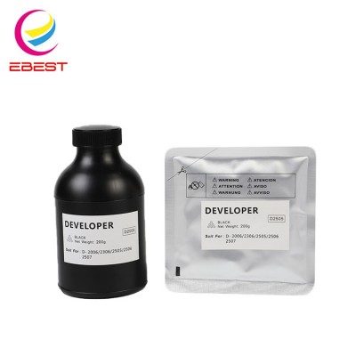 Black No Color developer compatible for D2505 suit for 2006 2307 2507 2306 2505 developer for toshiba copier